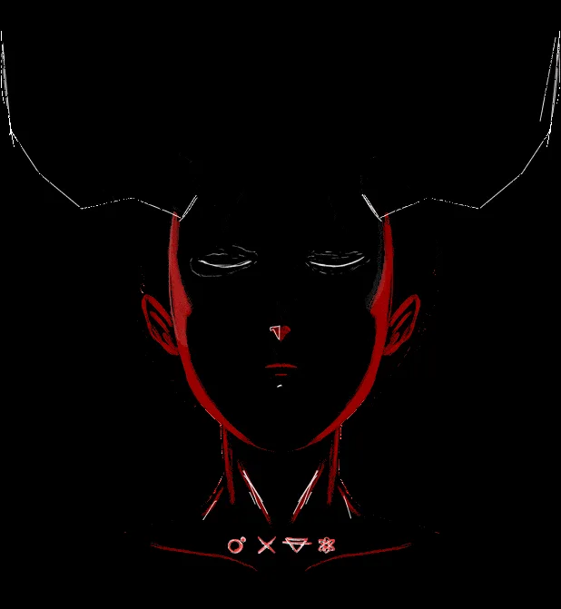 Spirit4, hand-drawn portrait